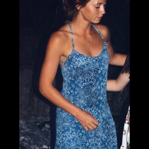 Backless blue Lulus dress - Picture 1 of 3